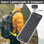 Outdoor Camping Sleeping Pad Inflatable Mattress with Pillows Ultralight Air Mat