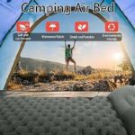 Outdoor Camping Sleeping Pad Inflatable Mattress with Pillows Ultralight Air Mat