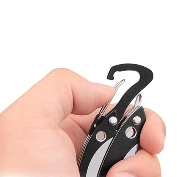 كماشة صغيرة متعددة الاستخدام للطوارئ Mini Multitool 7 in 1 Pocket folding Pliers