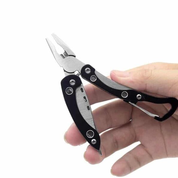 كماشة صغيرة متعددة الاستخدام للطوارئ Mini Multitool 7 in 1 Pocket folding Pliers