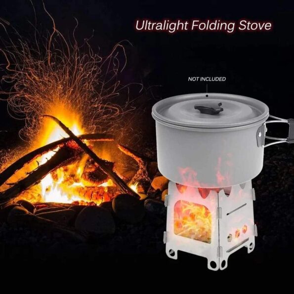 موقد خشب قابل للطي Folding Wood Stove Outdoor Stove