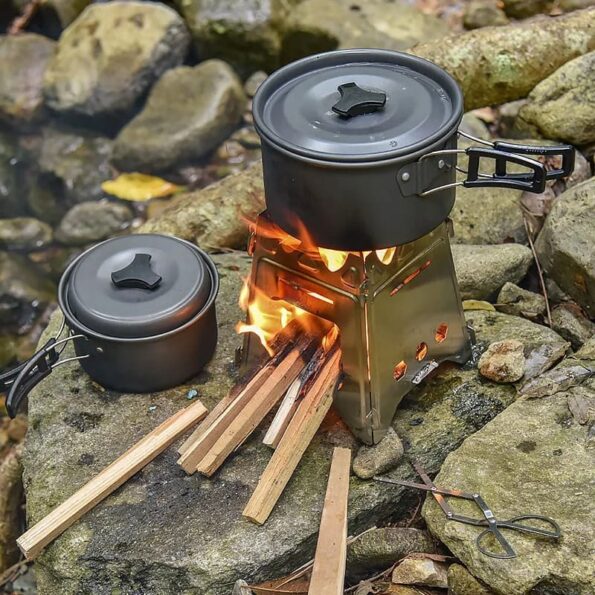 موقد خشب قابل للطي Folding Wood Stove Outdoor Stove