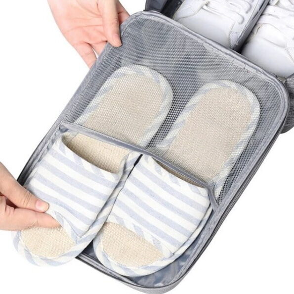 شنطة لحفظ وتنظيم الأحذية داخل شنط السفر Travel Shoe Bag