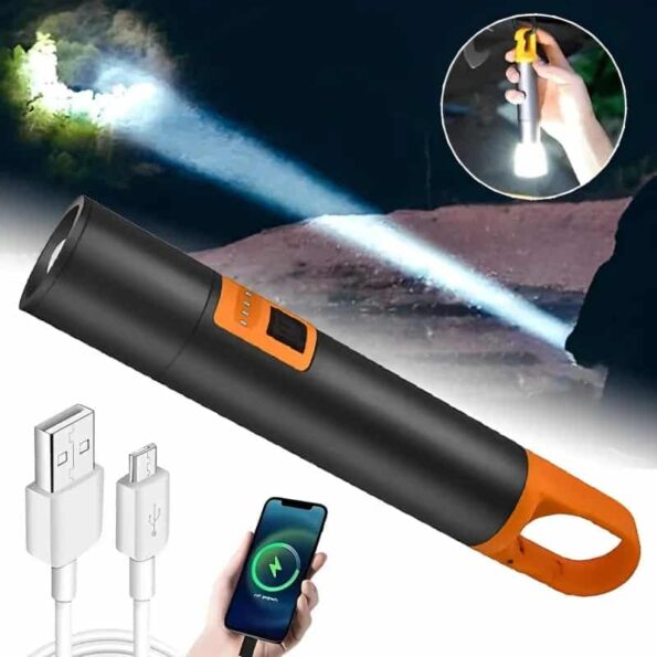 كشاف يد متعدد الوظائف Outdoor Camping Flashlight