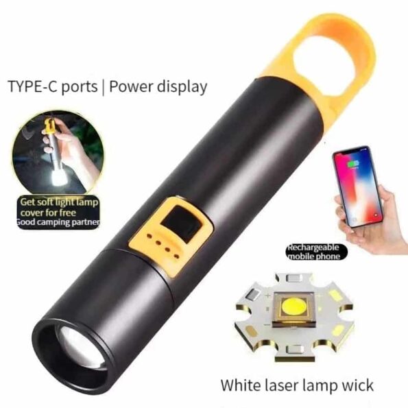 كشاف يد متعدد الوظائف Outdoor Camping Flashlight