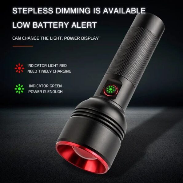 مصباح يدوي ليزر أبيض طويل المدى – Long range white laser flashlight