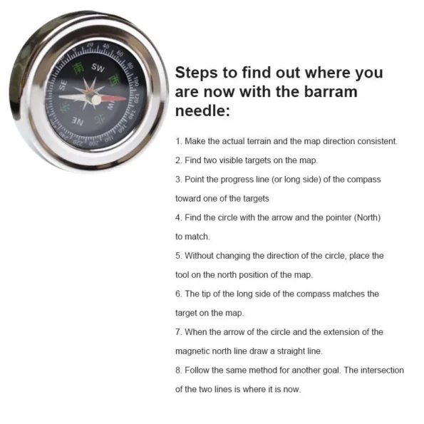 how to find direction of compass