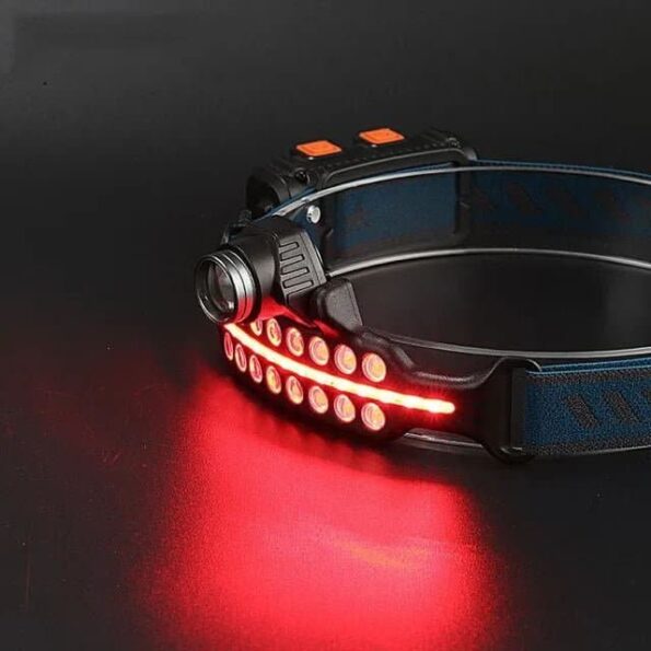 كشاف رأس متعدد الاضاءة LED Strip Headlamp 7 lighting modes