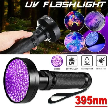 UV Flashligh100 LED UV Light 395nm